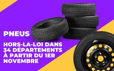 Automobilistes, attention : vos pneus pourraient être hors-la-loi dans 34 départements à partir du 1er novembre